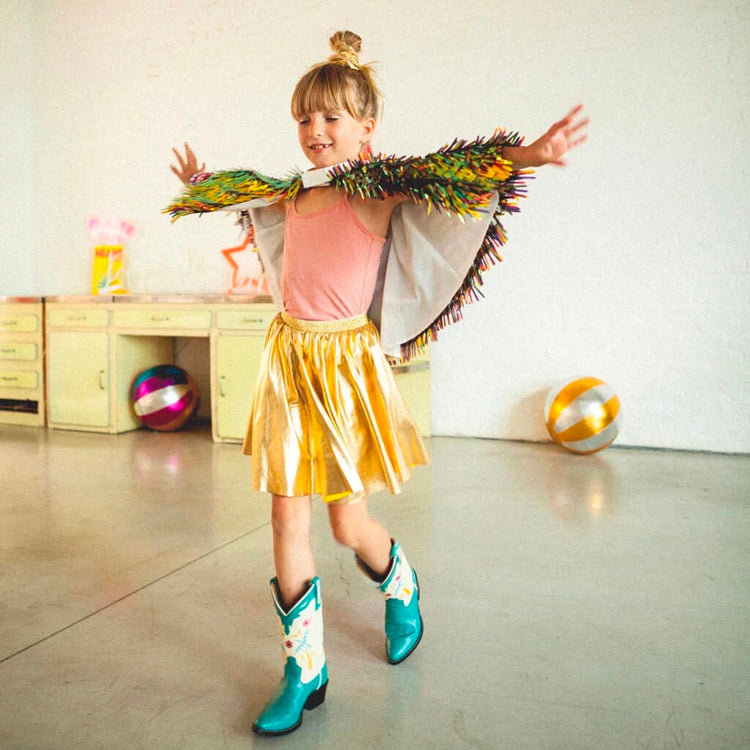 Cape holographique à franges - Idéale pour carnaval, anniversaire