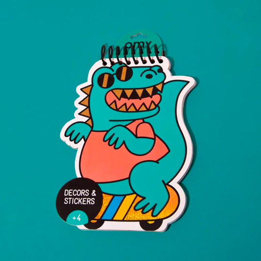 Carnet dinosaure pour activitĂ© crĂ©ative dâanniversaire enfant