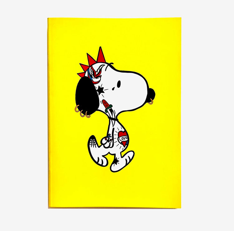 Carnet Snoopy punk : cadeau anniversaire enfant et adulte