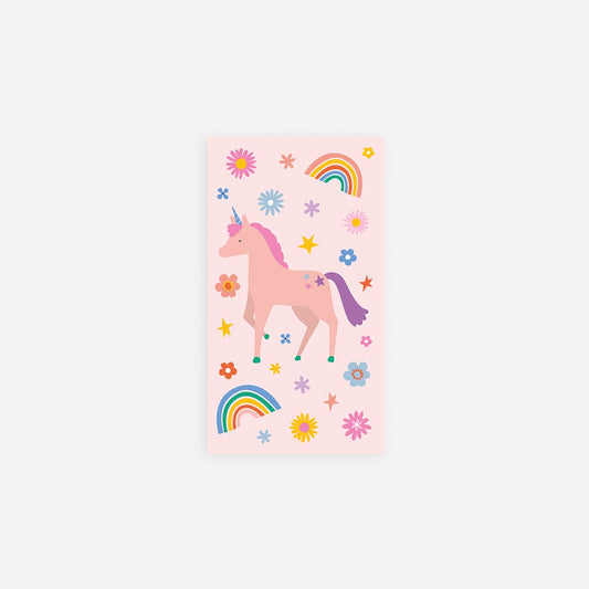 Petit carnet licorne féerique pour pochette magique