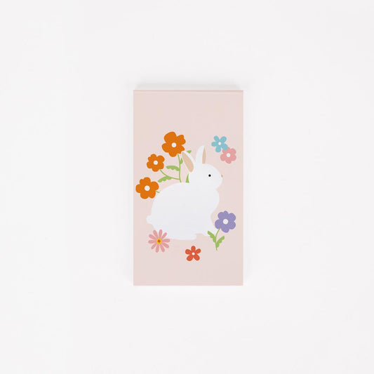 Accessoire pour piñata lapin : petit carnet motifs de Pâques