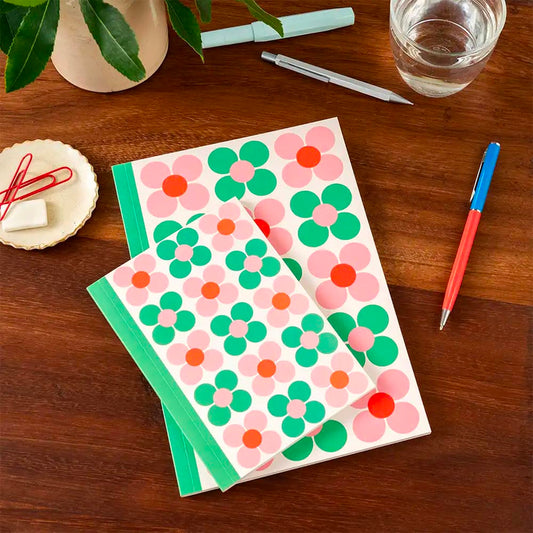 Bloc notes tendance motif marguerite - Accessoire de bureau