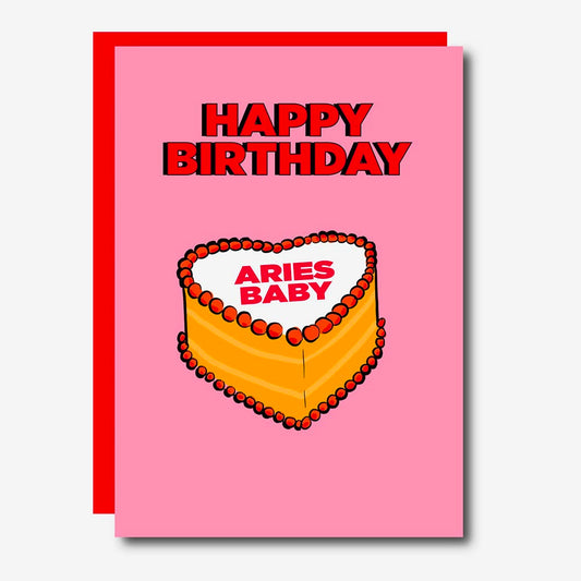 Carte d'anniversaire signe astrologique Bélier par Studio Soph