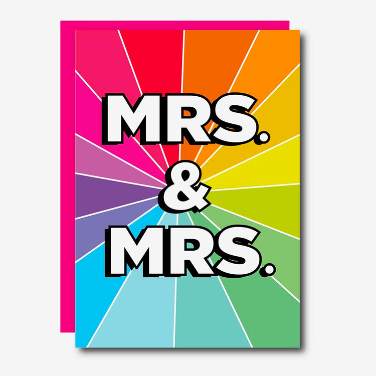 Carte de voeux pour mariage lesbien - Studio Soph