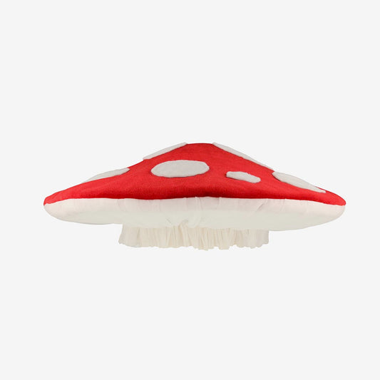 Chapeau champignon en velours: accessoire deguisement carnaval