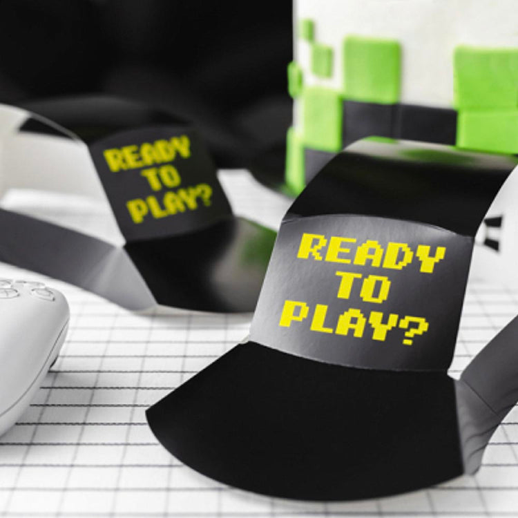 6 chapeaux en papier : accessoire fete anniversaire ado