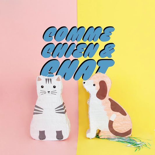 Pinata chat à remplir pour animation anniversaire thème chat