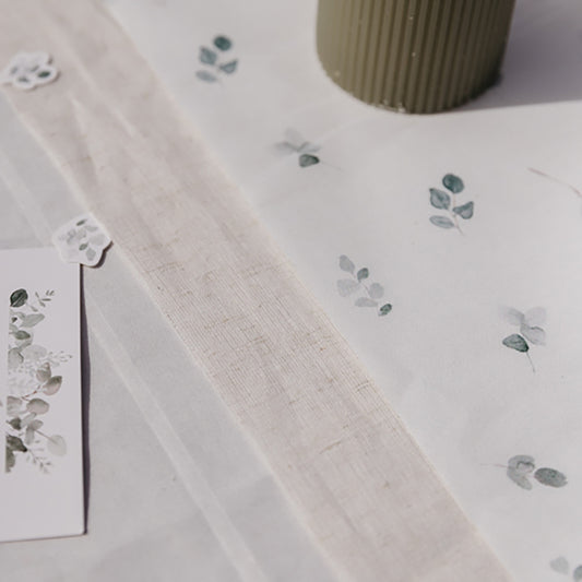 Tissu de table jardin botanique, une déco nature et élégante