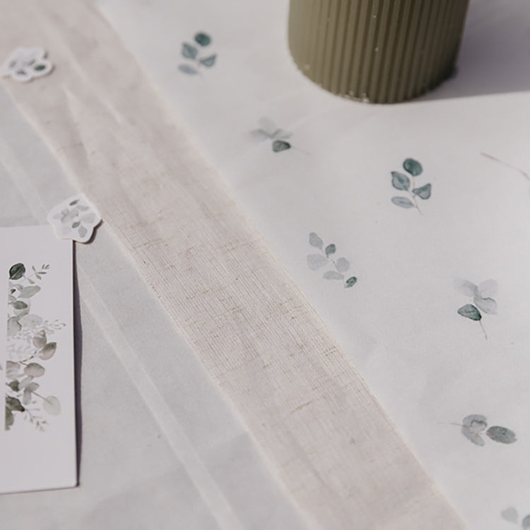 Tissu de table jardin botanique, une déco nature et élégante