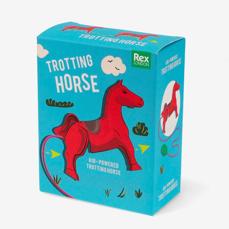 Cheval trotteur pneumatique, idéal pour jeu en extérieur