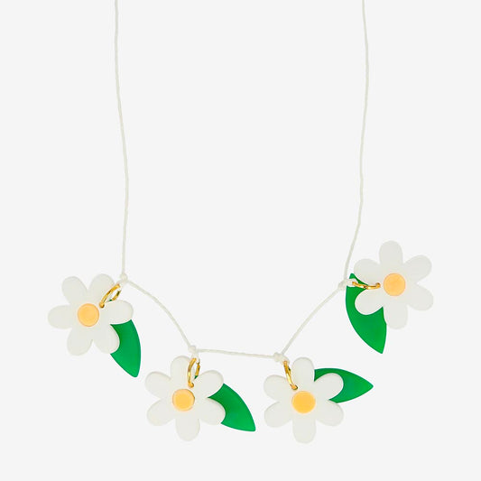 1 collier marguerite - cadeau anniversaire fille original