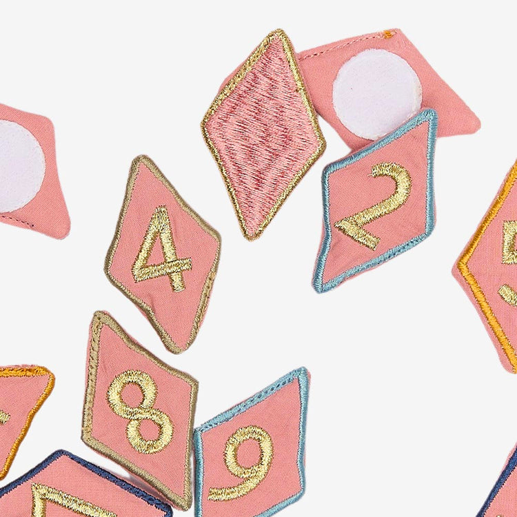 Couronne chiffre rose, parfaite pour look de princesse