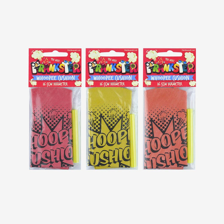 Coussin péteur rouge, cadeau marrant pour anniversaire enfant