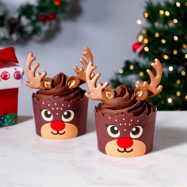 Décoration comestibles Rennes de Noël