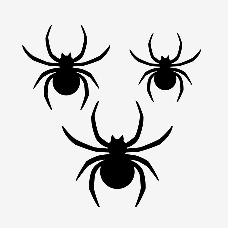 35 décorations murales araignées pour decoration Halloween