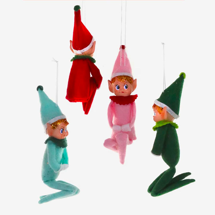 1 décoration de noel elfe : déco noel originale, cadeau de noel ou secret santa