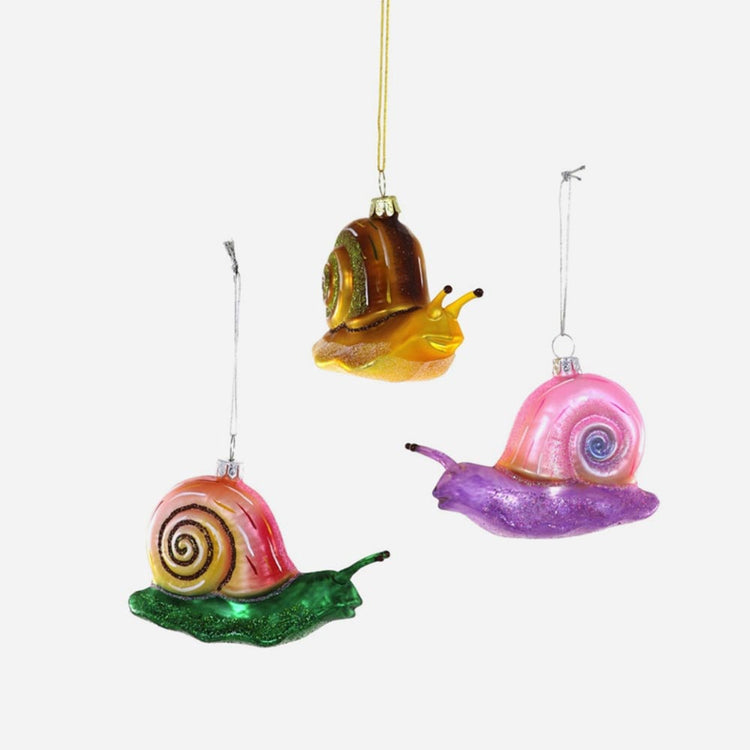 Décoration de Noel escargot : deco sapin de noel animaux