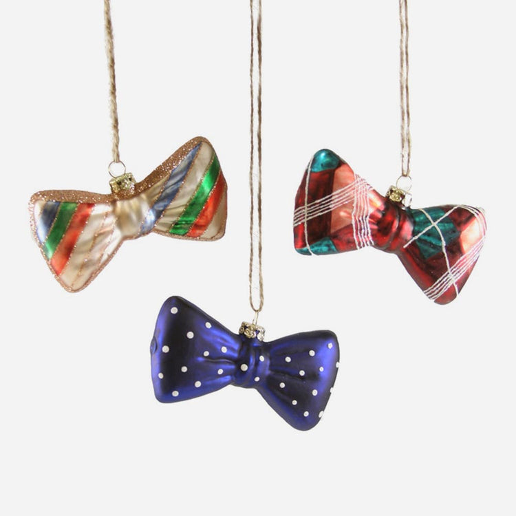 Deco de Noel noeud papillon : deco sapin de noel originale