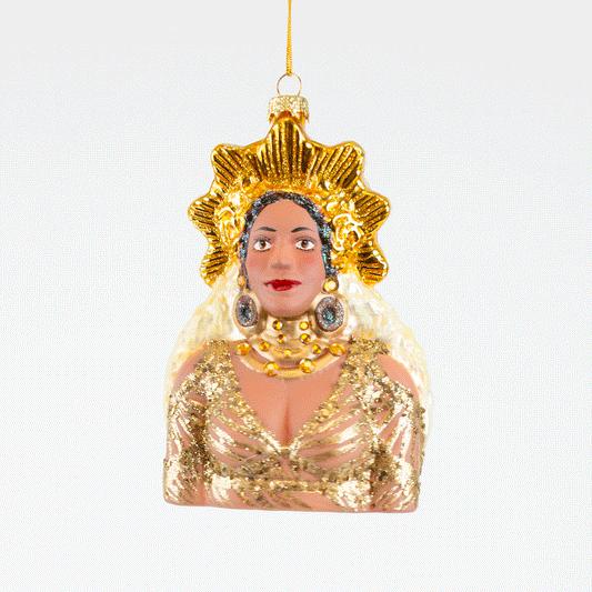 1 décoration de noël queen beyonce : déco noel originale, cadeau de noel ou secret santa
