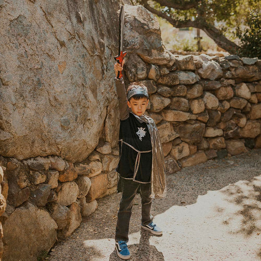 Déguisement Chevalier argenté - costume carnaval garcon