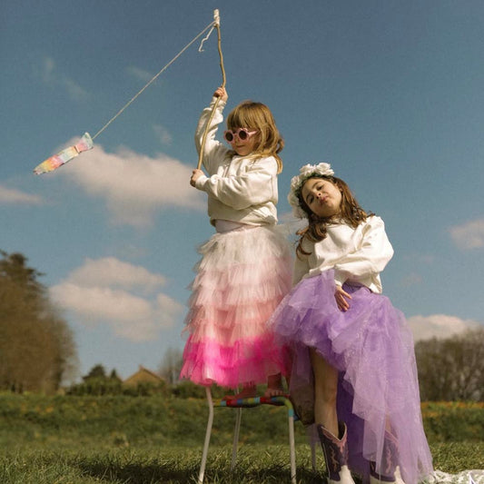 Tutu rose froufrou pour anniversaire princesse ou ballet