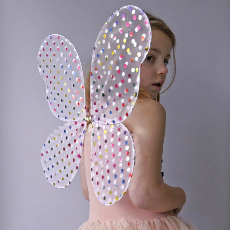Ailes de fée multicolores : déguisement enfant pour anniversaire ou cadeau de noel