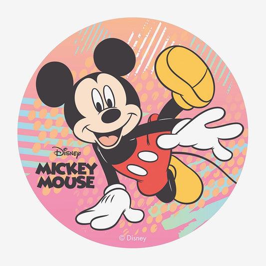 Disque azyme Mickey - decoration gateau anniversaire thème disney