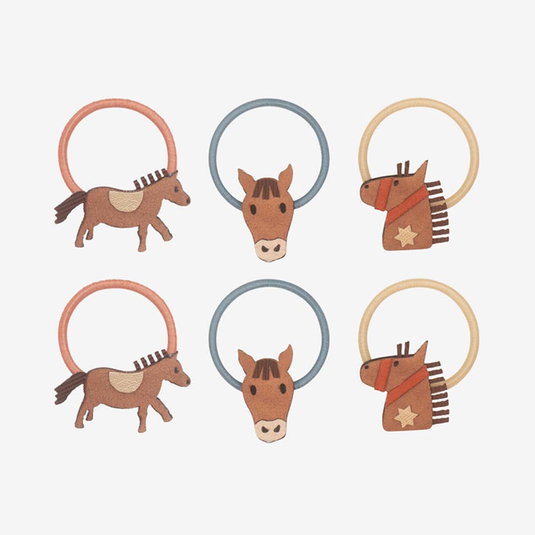 Élastiques cheval, accessoires coiffure enfant