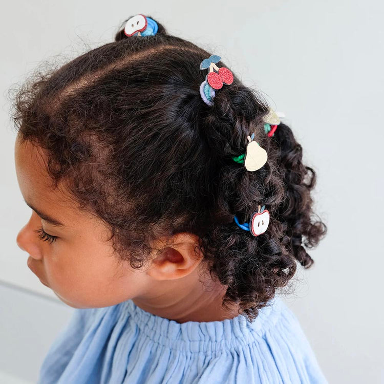 8 élastiques fruits automnaux cadeaux accessoires pour les cheveux