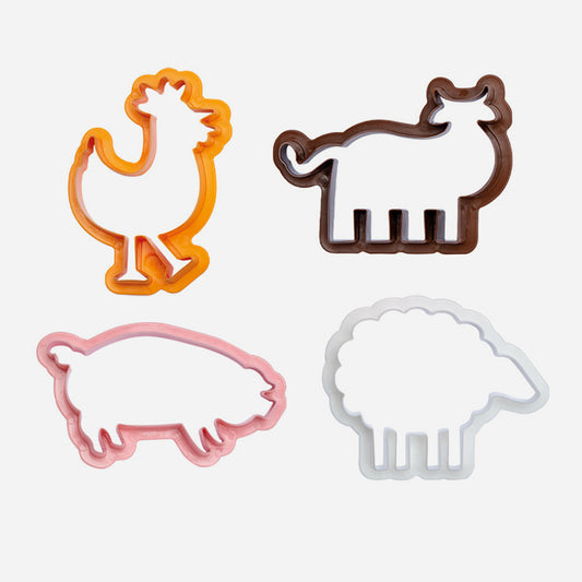 Emporte piece animaux de la ferme : accessoire de cuisine original