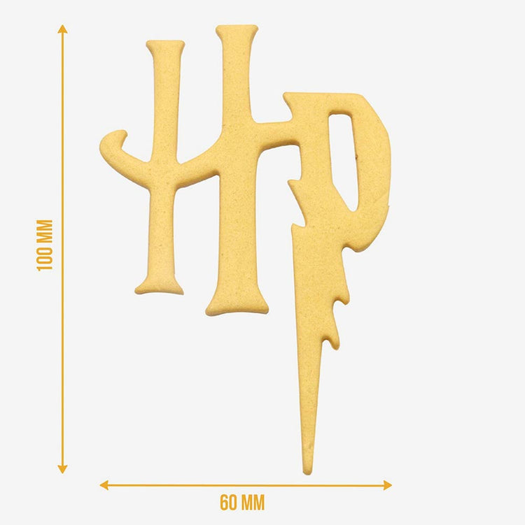 Biscuit Harry Potter réalisé avec l'emporte piece HP