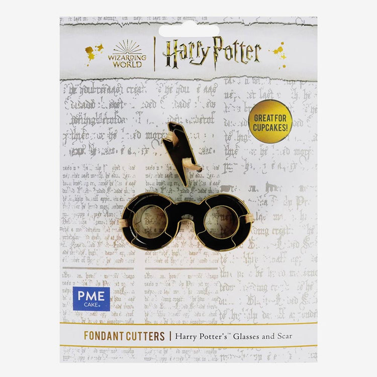 Emporte piece lunettes rondes et éclair pour biscuits et cupcakes