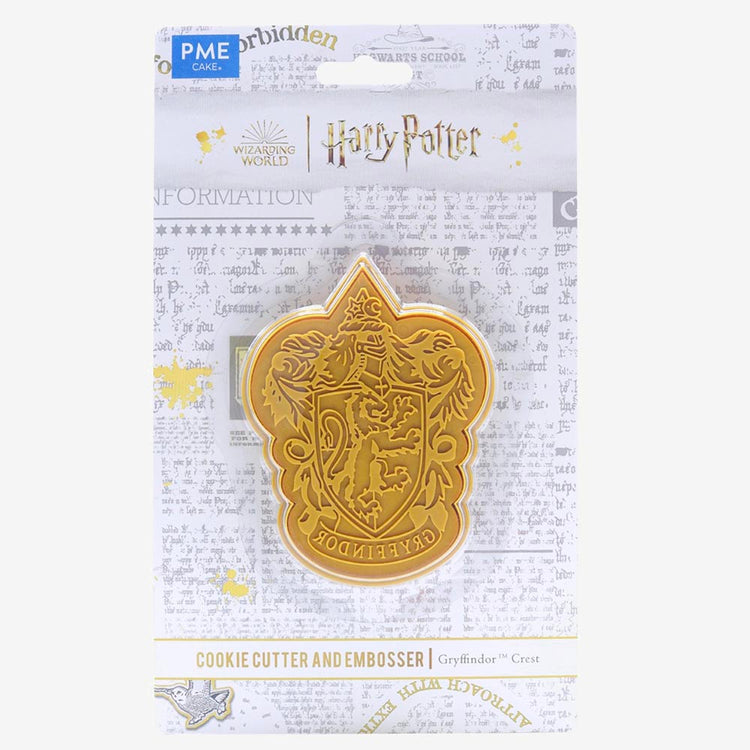 Emporte piece + tampon blason Gryffondor : gateau anniversaire