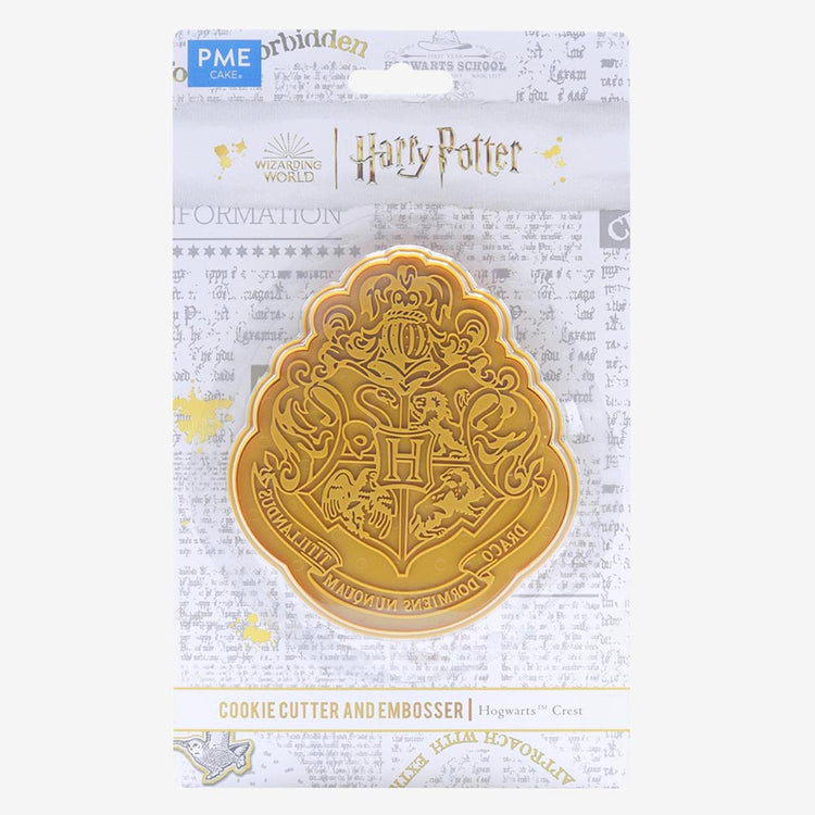 Emporte piece + tampon blason Poudlard : accessoire gateau