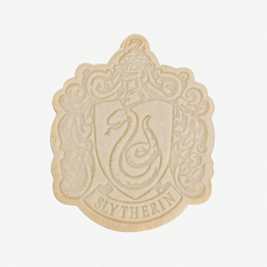 Biscuit Harry Potter réalisé avec un emporte piece Serpentard