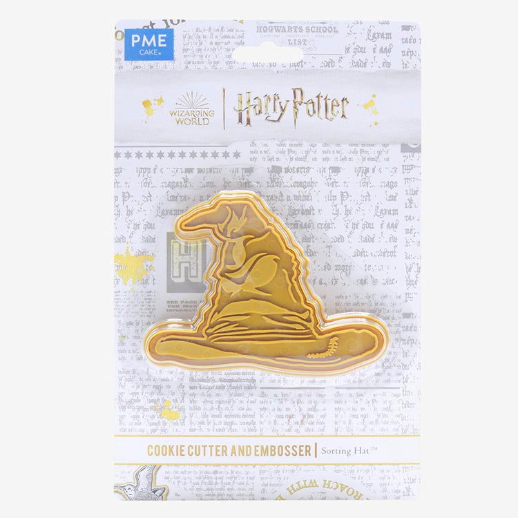 Emporte piece + tampon Choixpeau magique : deco gateau enfant