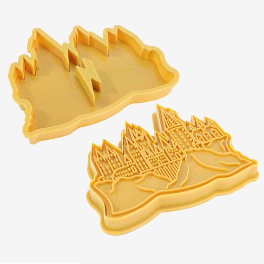 Emporte piece + tampon Poudlard : deco gateau harry potter