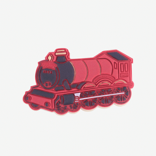 Emporte piece + tampon Poudlard Express : deco gateau sorcier