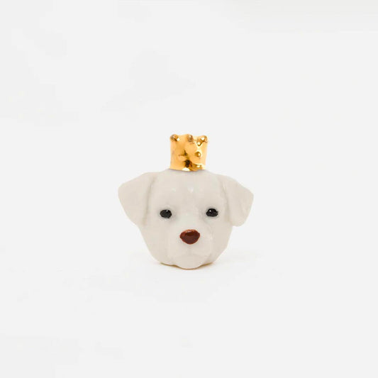 Un golden en porcelaine pour personnaliser votre galette des rois
