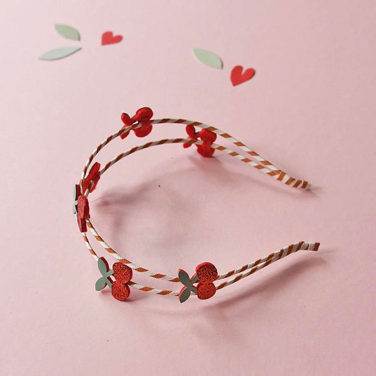 Serre-tĂȘte cerise, pour un cadeau original