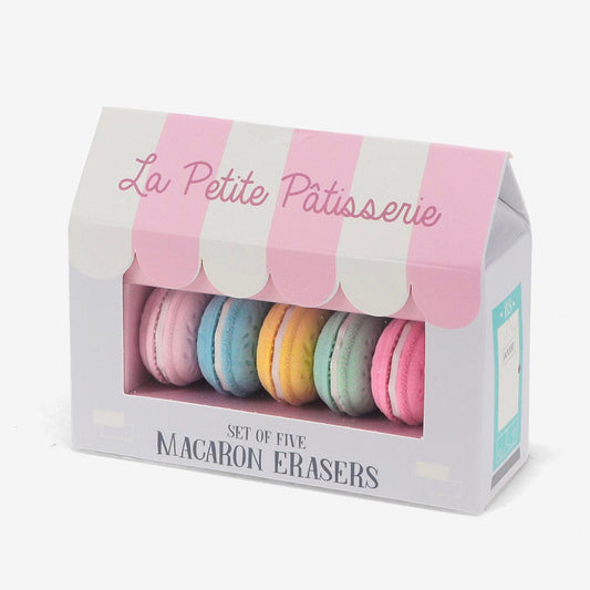 Gommes macarons pastel : idée cadeau anniversaire enfant