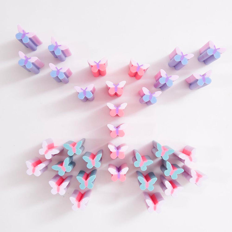 Gomme en forme de papillon pour pochette surprise