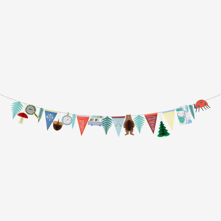 Guirlande Camping, une déco parfaite pour une ambiance aventureuse