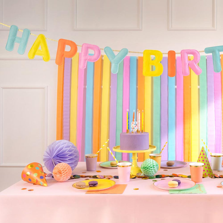 Guirlande Happy Birthday pour un événement original