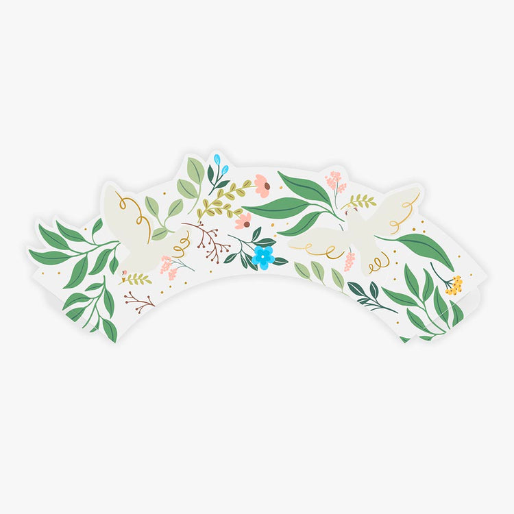 6 habillages à cupcake colombes : decoration gateau mariage