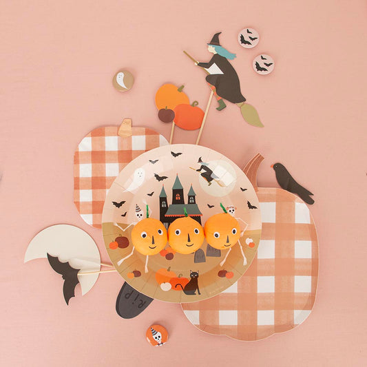 1 badge halloween : petit cadeau invité pour pochette surprise