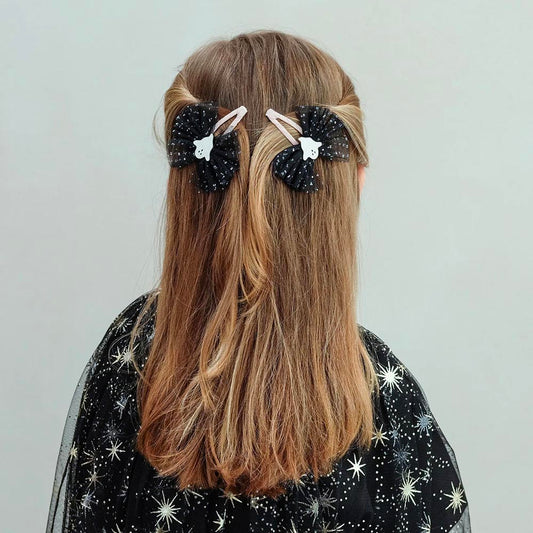 2 barrettes fantômes pour Halloween