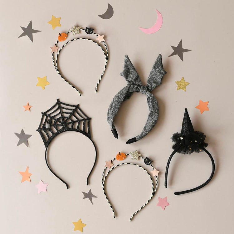 Serre-tĂȘte citrouille : cadeau enfant Halloween