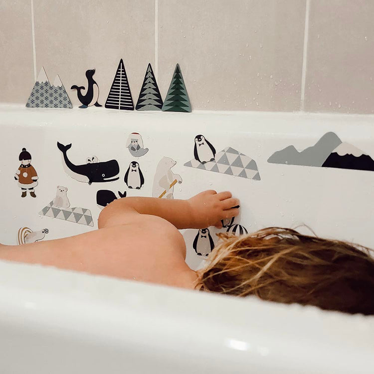 Jouet magnétique sur le thème de la banquise : idée décoration pour chambre enfant