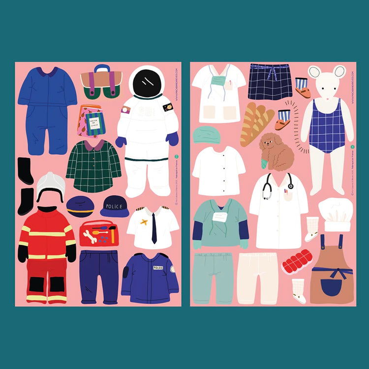 Jeu magnétique Les métiers : idée cadeau d'anniversaire enfant